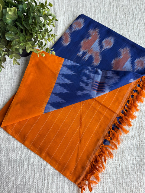 Ikat cotton dupatta