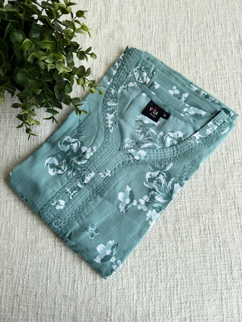 XL size printed viscose cotton nighty