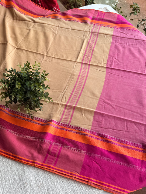 Soft cotton saree with blouse