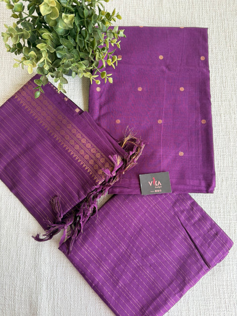 Handloom cotton salwar suit material
