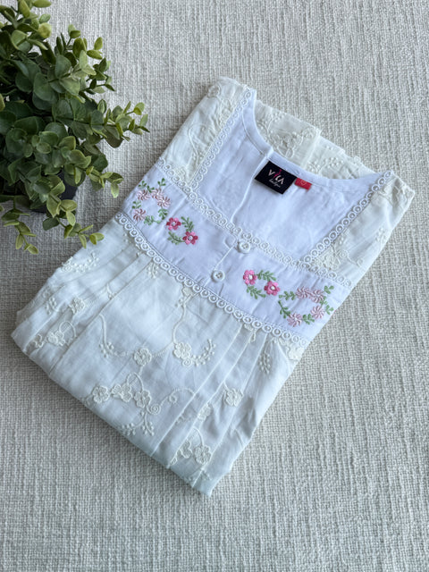 L size Celebrity cotton Emb nighty