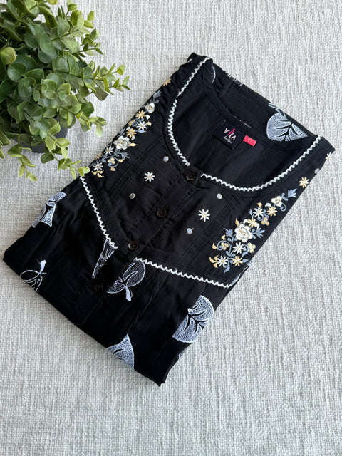L size Celebrity cotton Emb nighty
