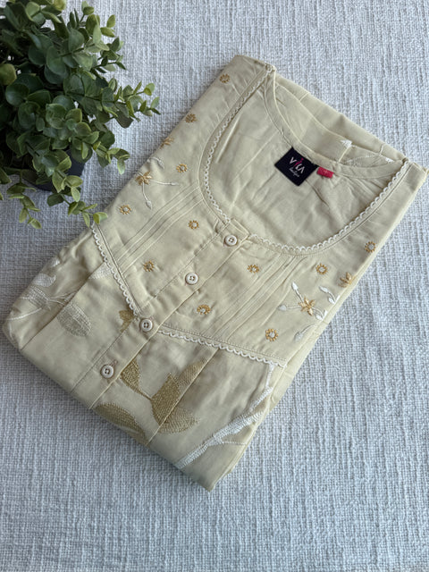 XL size Celebrity cotton Emb nighty