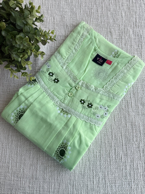XL size Celebrity cotton Emb nighty