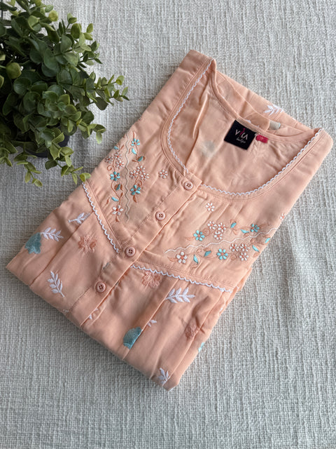 XL size Celebrity cotton Emb nighty