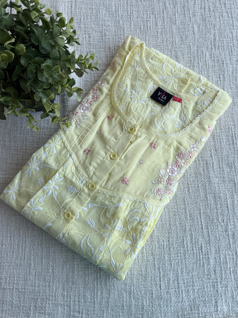 XL size Celebrity cotton Emb nighty