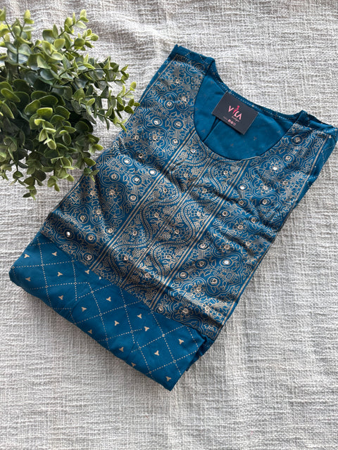 Umbrella cut Printed Rayon kurti
