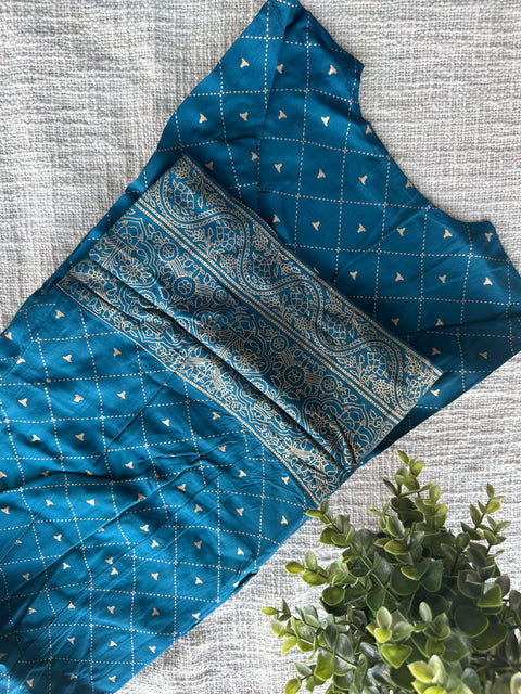 Umbrella cut Printed Rayon kurti