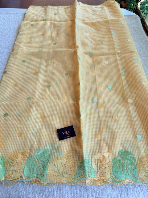 Cotton doria panpata saree