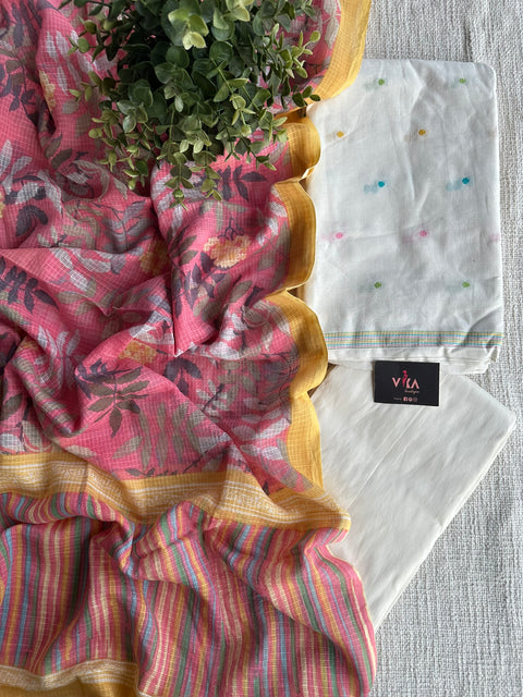 Handloom cotton salwar material