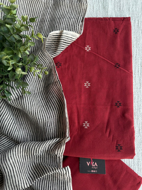 Handloom cotton salwar material