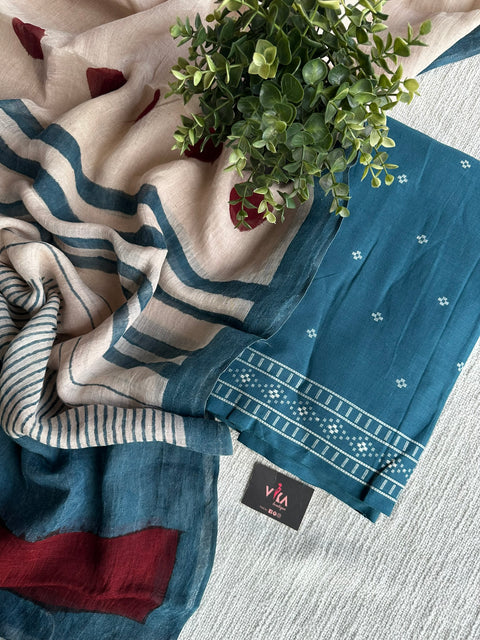 Handloom cotton salwar material