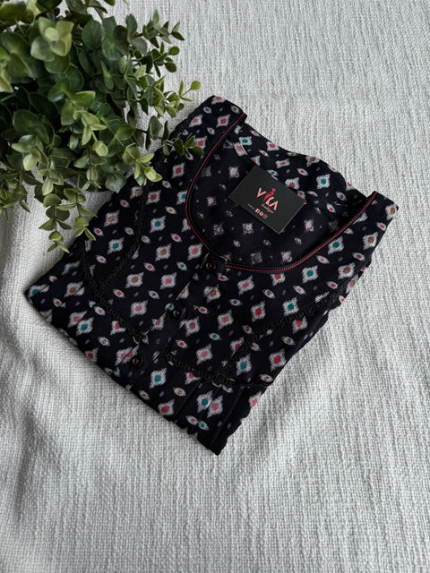 L and XL size Printed Alpine nighty