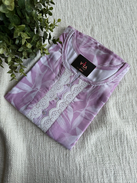 L and XL size Printed Alpine nighty