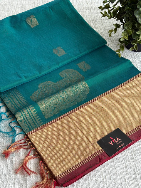 Pure handloom Silk cotton saree