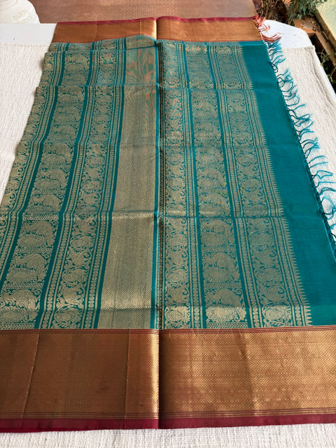 Pure handloom Silk cotton saree