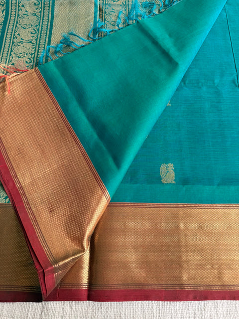 Pure handloom Silk cotton saree