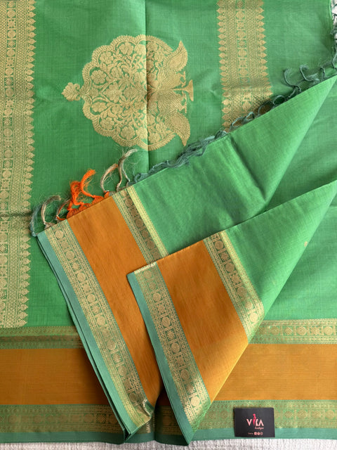 Pure handloom Silk cotton saree