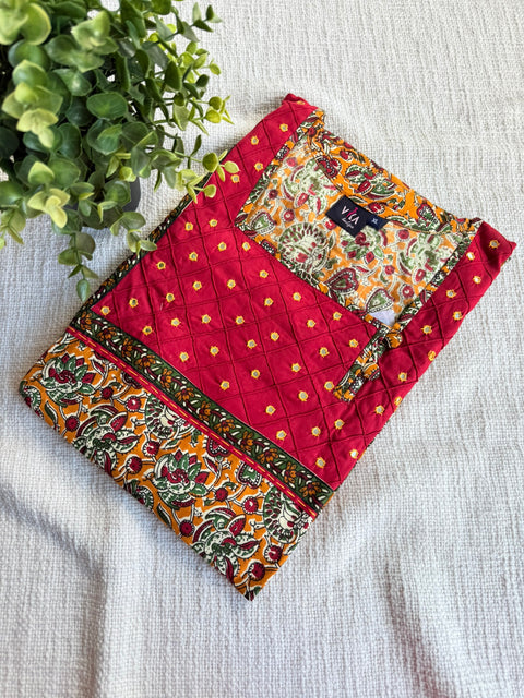 XL size printed cambric cotton Nighty