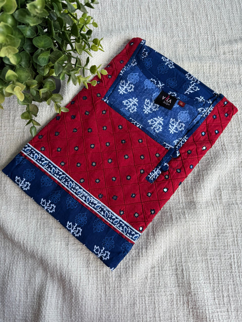 XL size printed cambric cotton Nighty