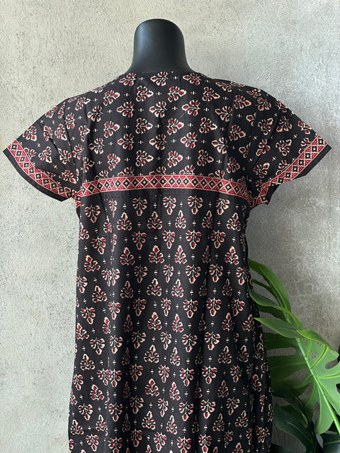 Printed cotton nighty