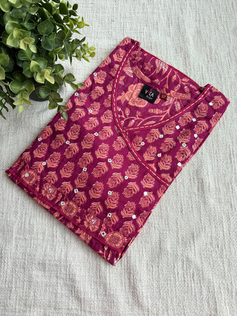 M size Trendy cotton nighty