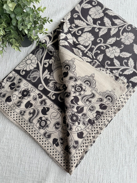 Kalamkari cotton saree