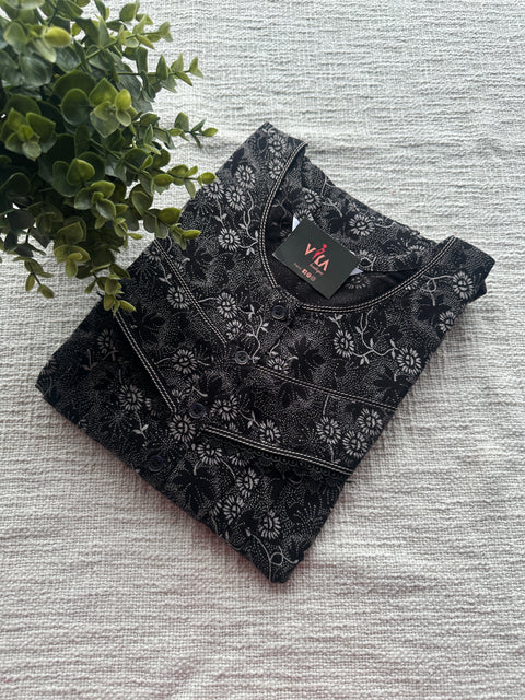 L size printed Alpine nighty