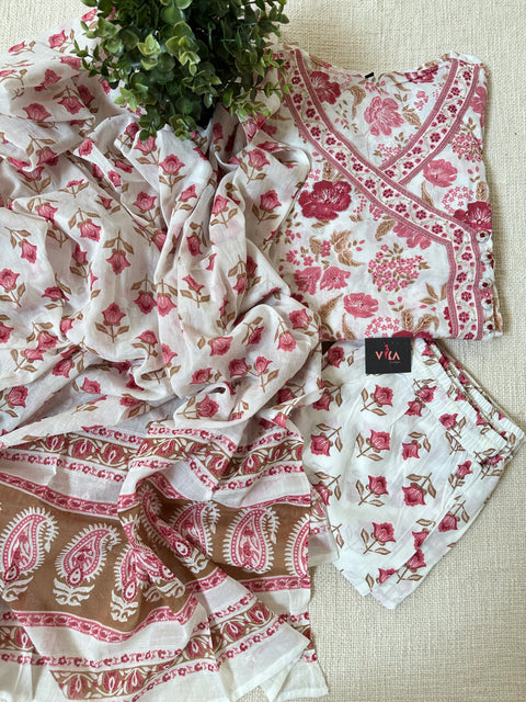 Readymade printed cotton suit set
