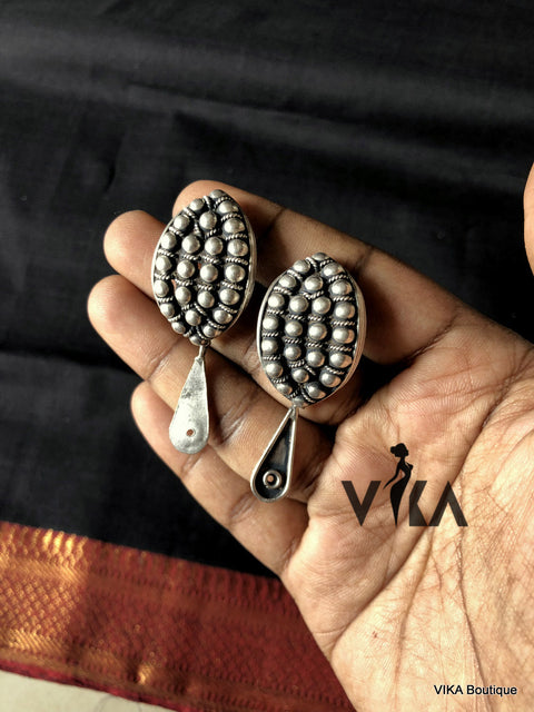 925 pure silver earring - VIKA Boutique