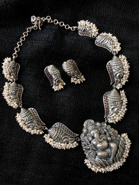 925 silver Royal ganesha