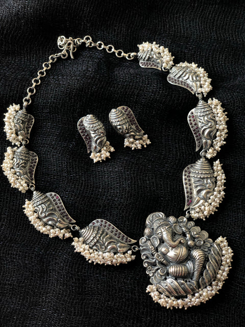 925 silver Royal ganesha