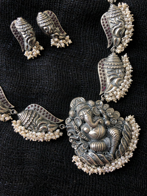 925 silver Royal ganesha