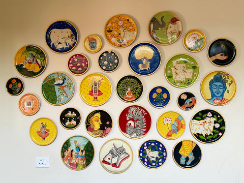Hand painted Wall plates - Decor