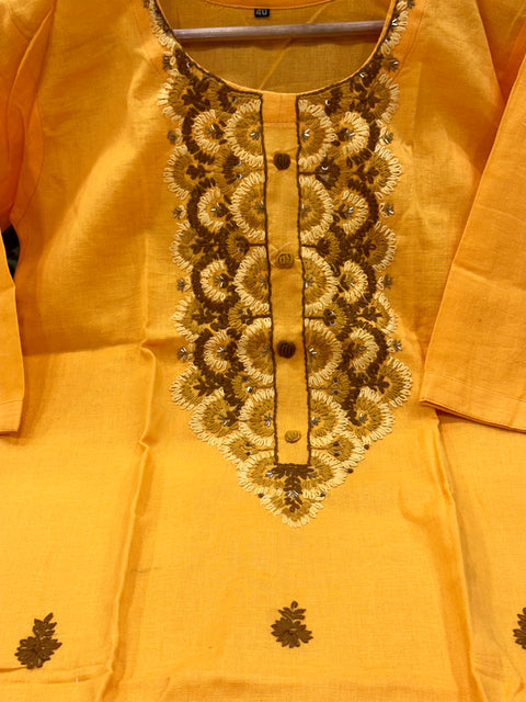 40 - 46 Hand embroidery cotton kurti