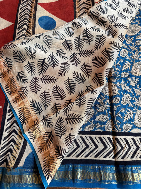 Maheswari border chanderi saree