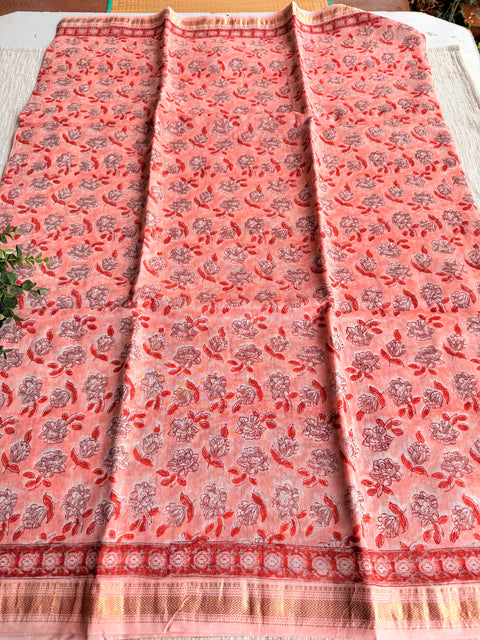 Maheswari border chanderi saree