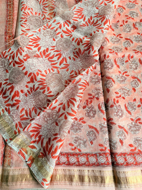 Maheswari border chanderi saree