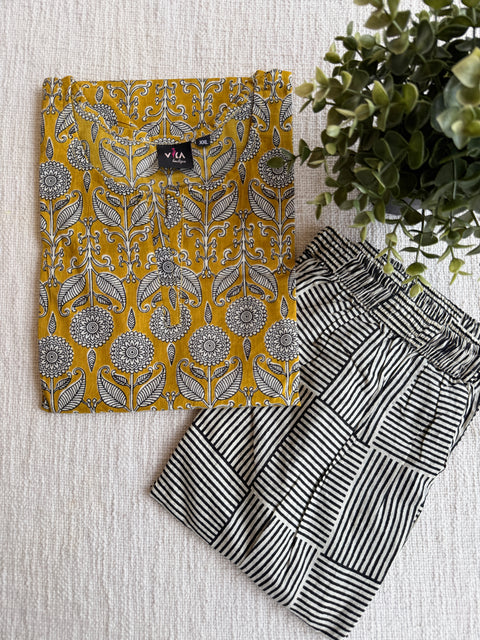 XXL size printed Co-ord Night suit