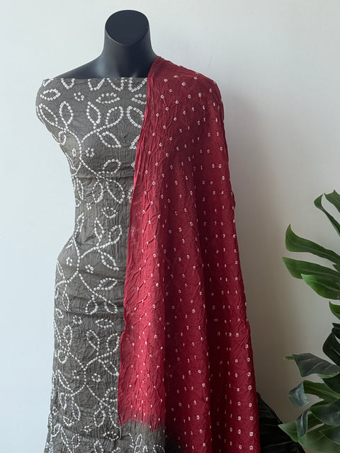 Bandhej cotton salwar material