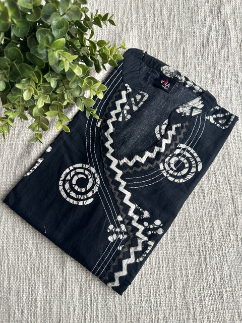 L size Batik printed cotton Nighty