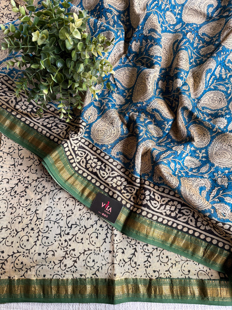 Maheswari border chanderi saree
