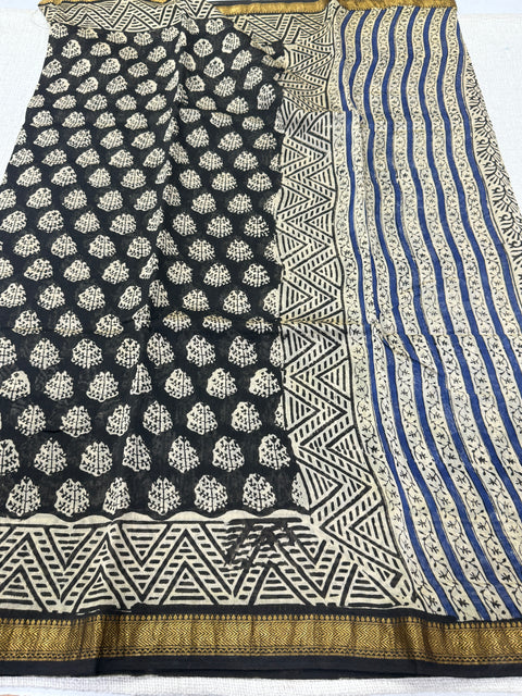 Maheswari border chanderi saree