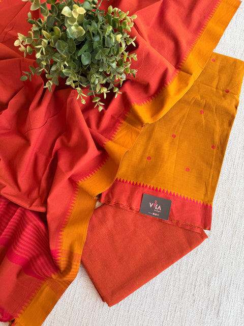 Handloom cotton salwar suit material