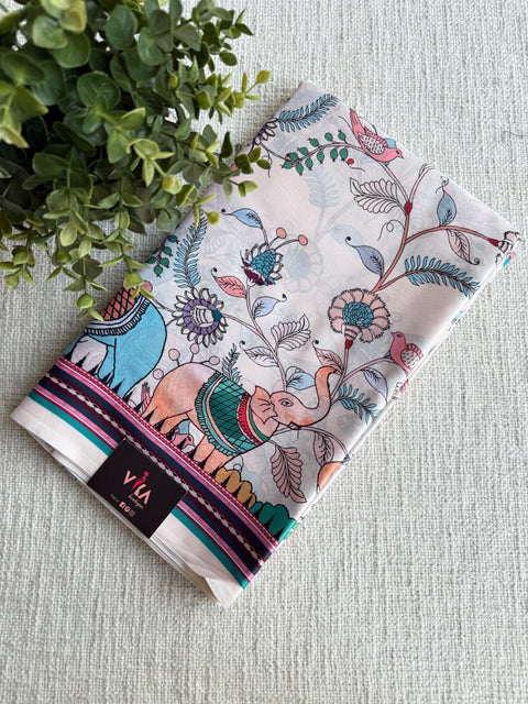 Dailywear printed crepe saree