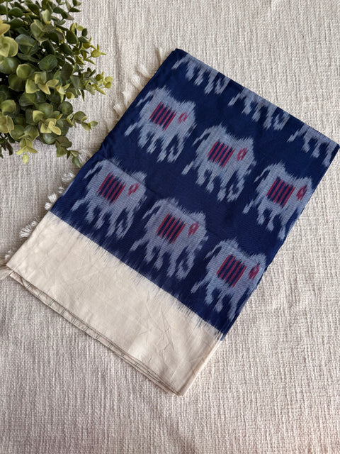 Ikat cotton dupatta