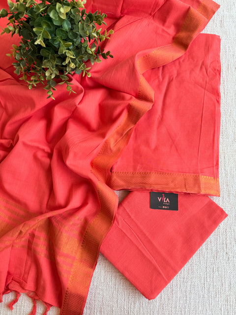 Handloom cotton salwar suit material
