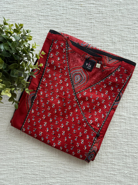 Printed cotton nighty
