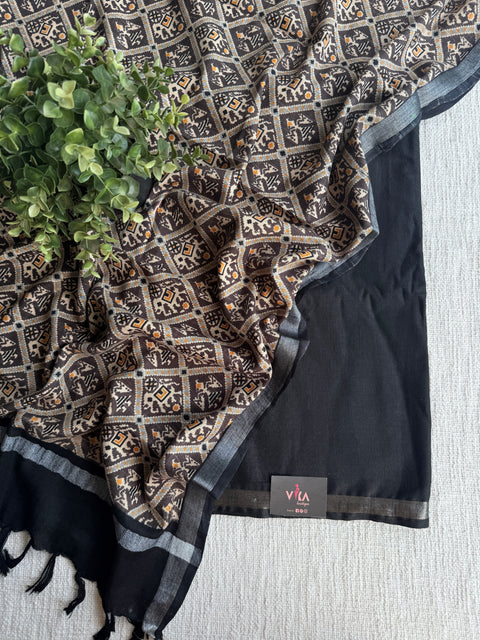 Cotton linen salwar suit material