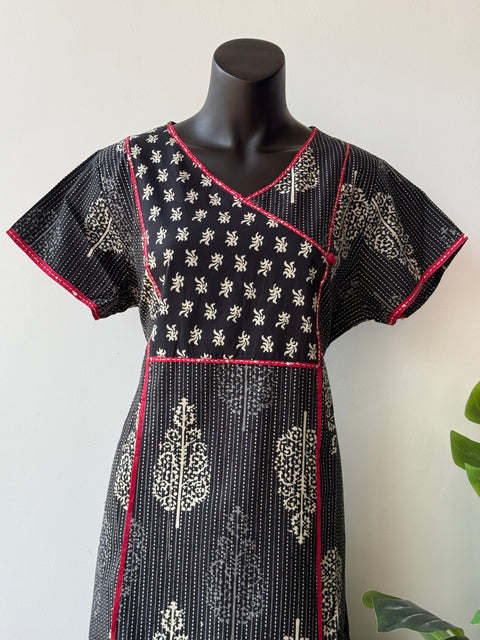 Printed cotton nighty